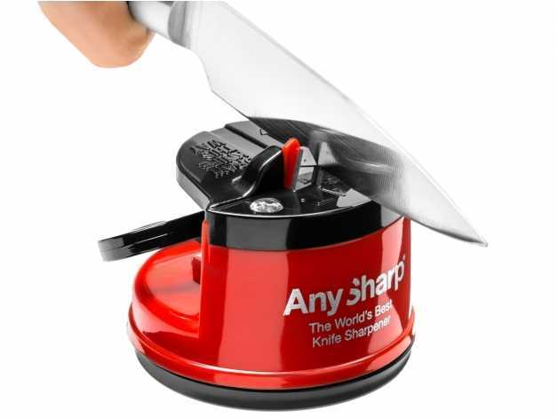 Red classic knife sharpener