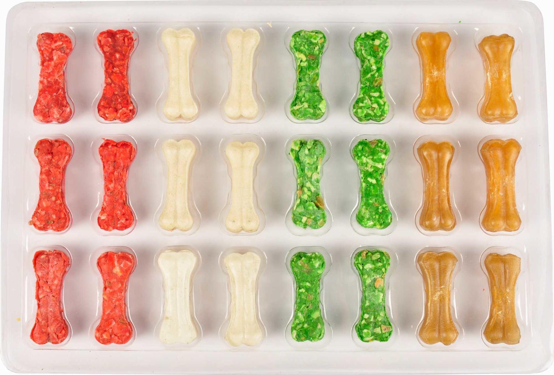 Dog reward bait snacks with bones