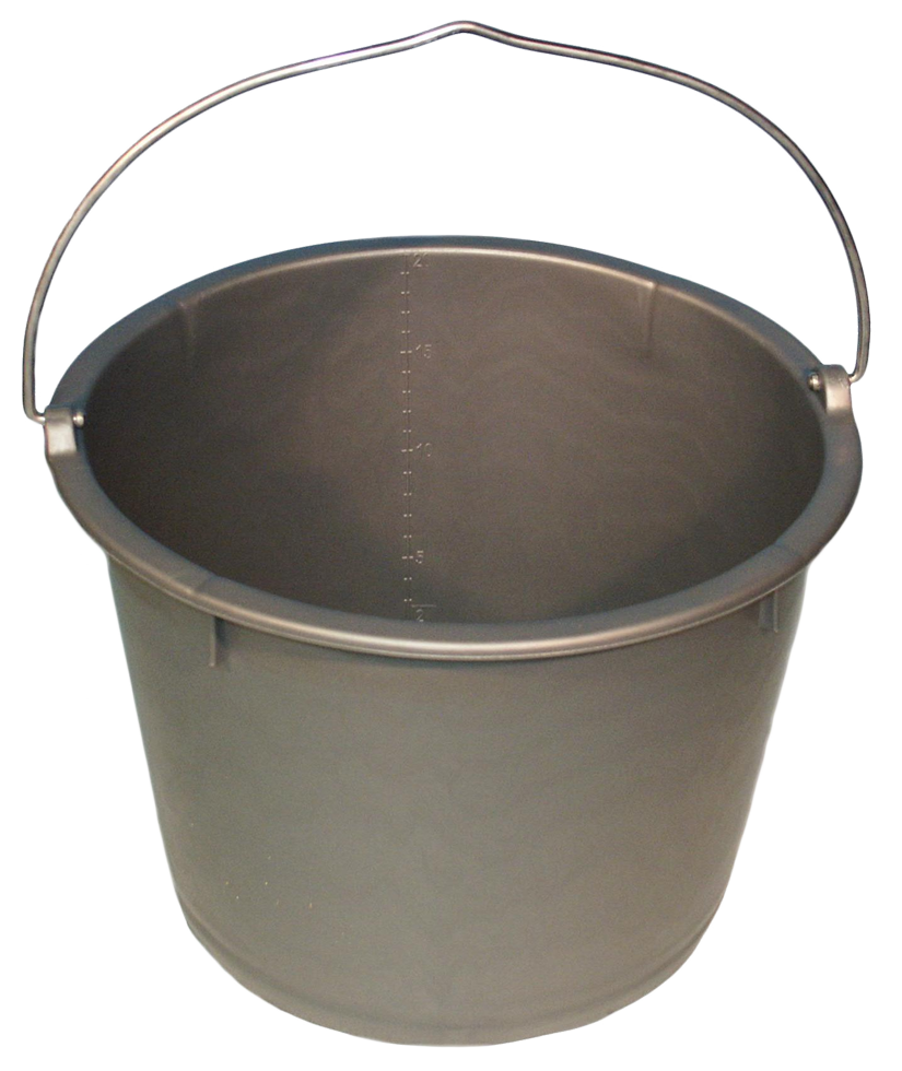 bucket 20 l with measuring divider barn livestock feeding feeding technology feeding bowls