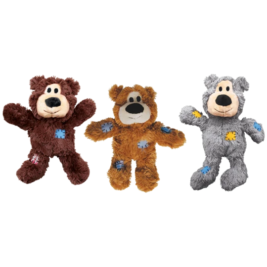 Wild bears M/L colour assortment dog toy plush toy