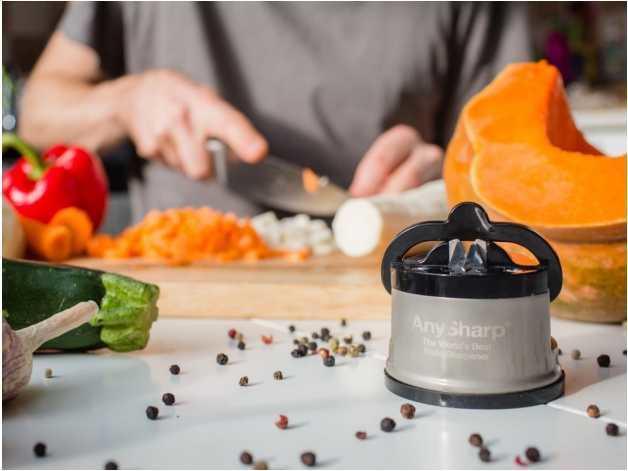 Pro metallic rapid knife sharpener