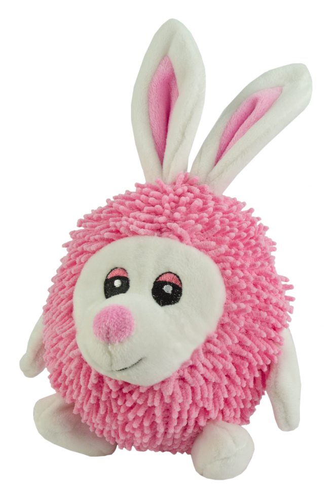 Bunny with 5 beepers dog toy