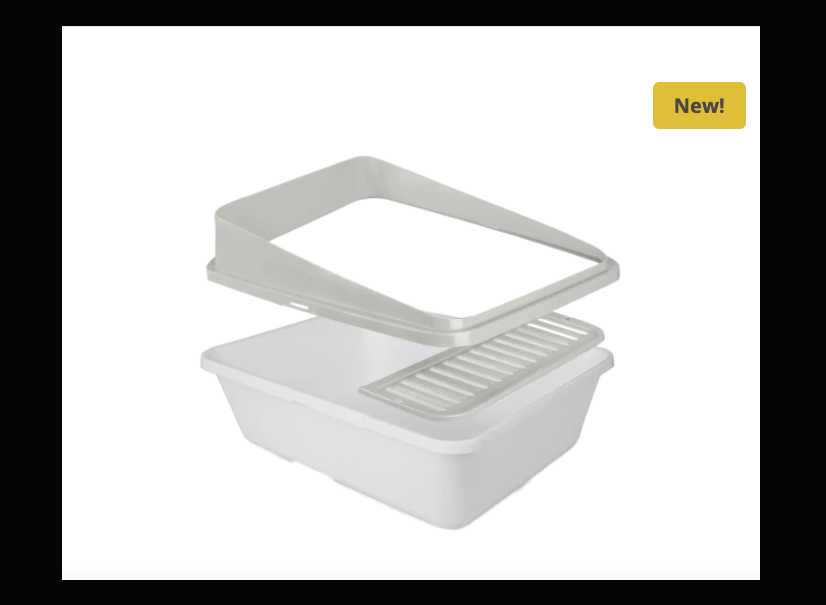 Cat litter box small grey