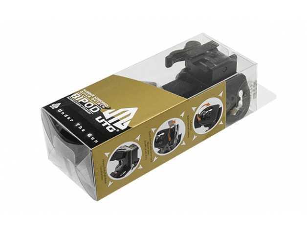 rubber armored QD folding bipod