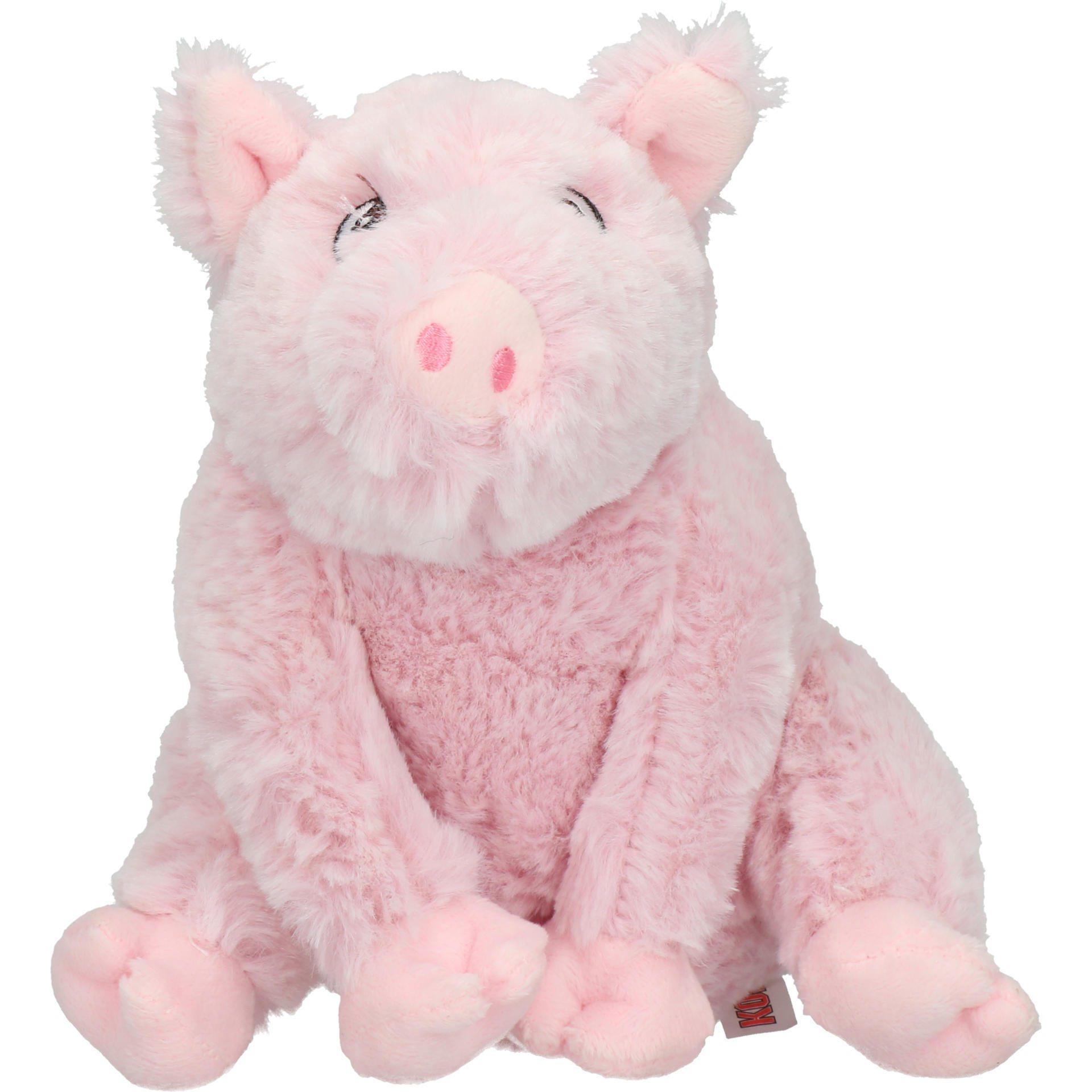 Comfort kiddos pig small plush dog toy