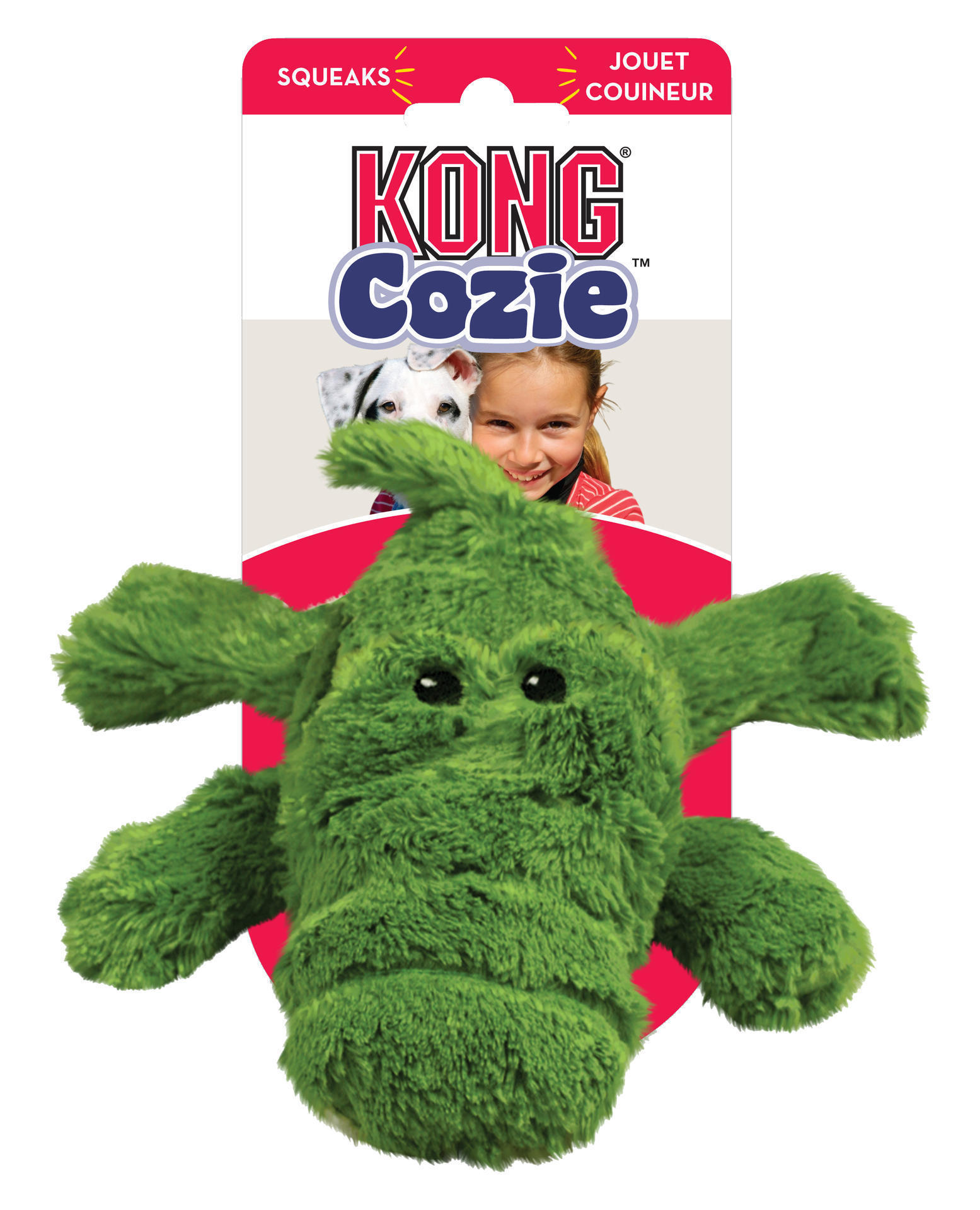 Cozie Ali alligator big dog toy plush