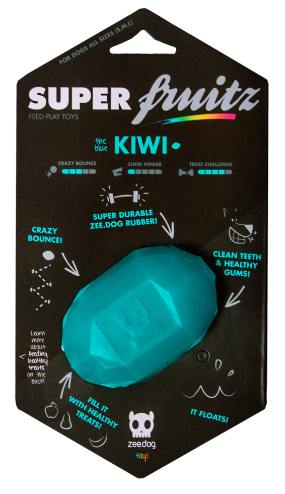 Kiwi shaped dog toy chew toy