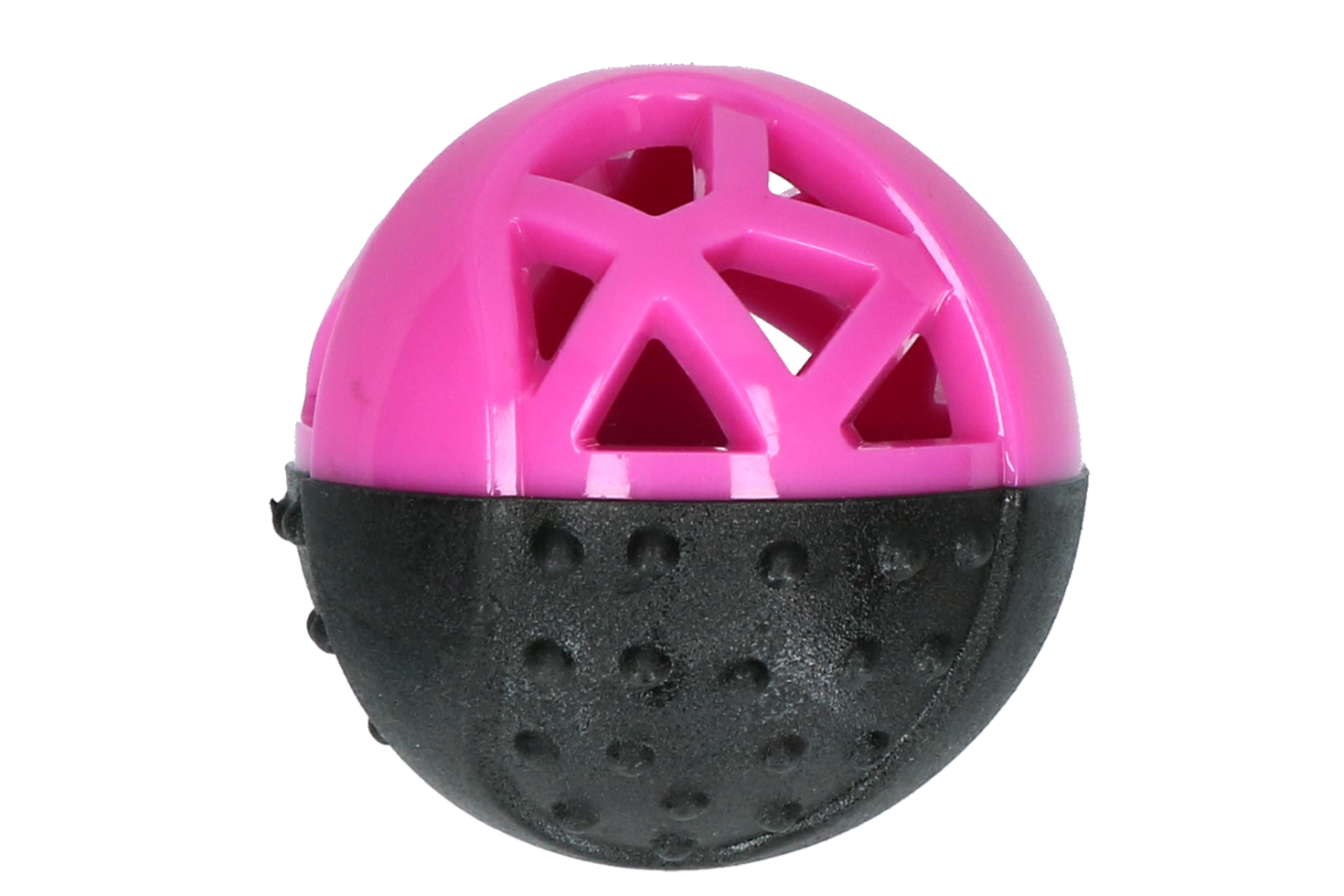 Moonstone round ball treat fillable pink dog toy