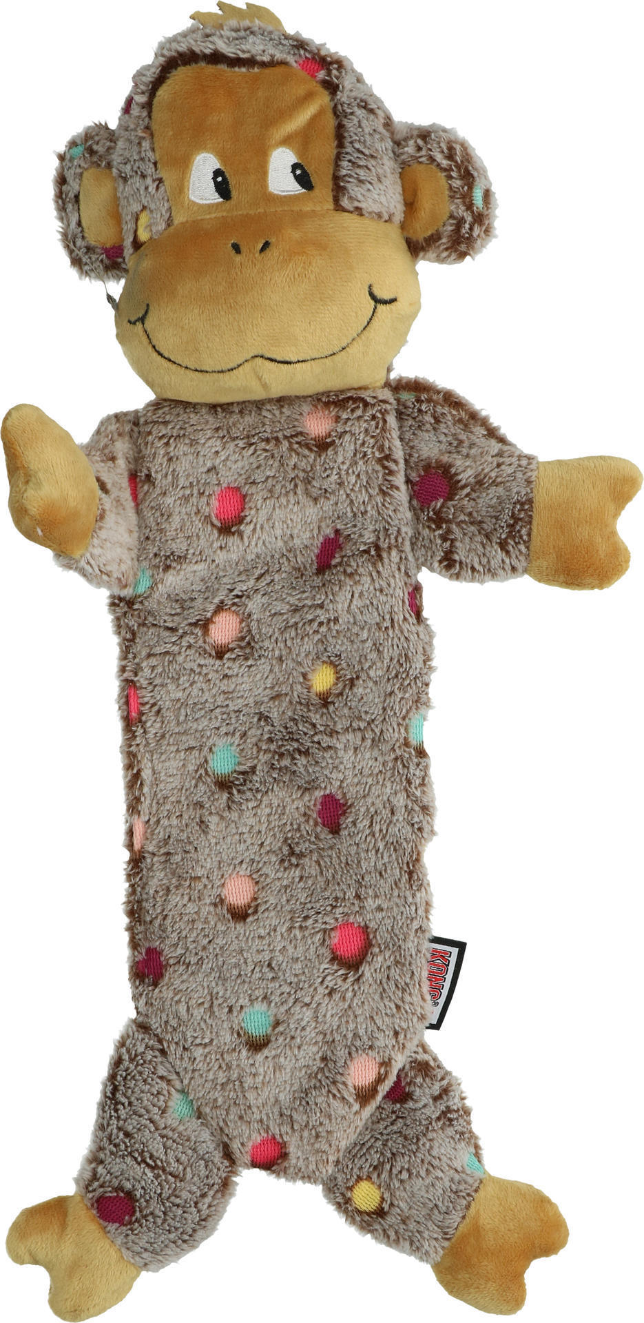 Spotted monkey dog toy plush