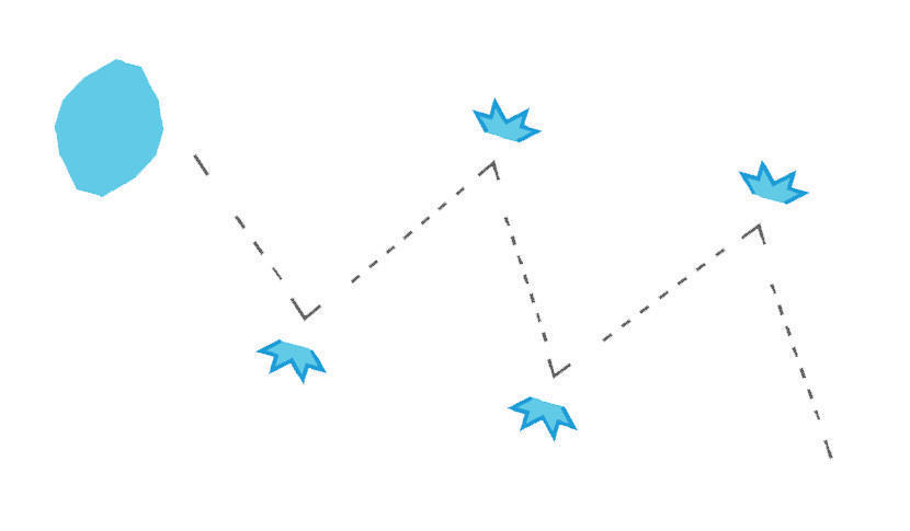 Kiwi shaped dog toy chew toy