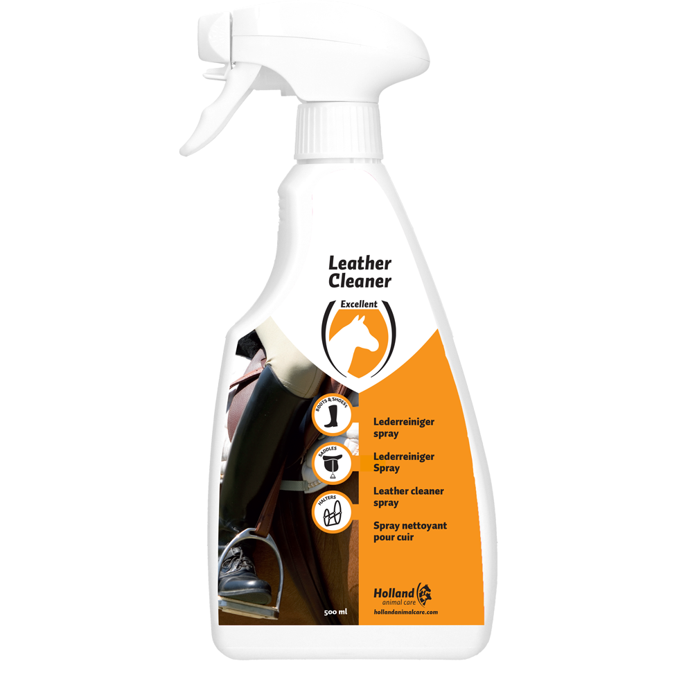 Leather cleaning spray