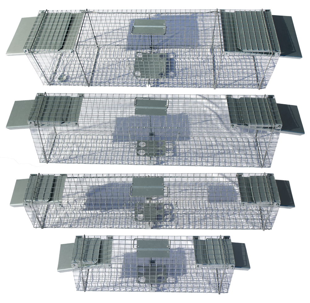 trap against rat 65x17x20cm grey barn pest control live catching traps