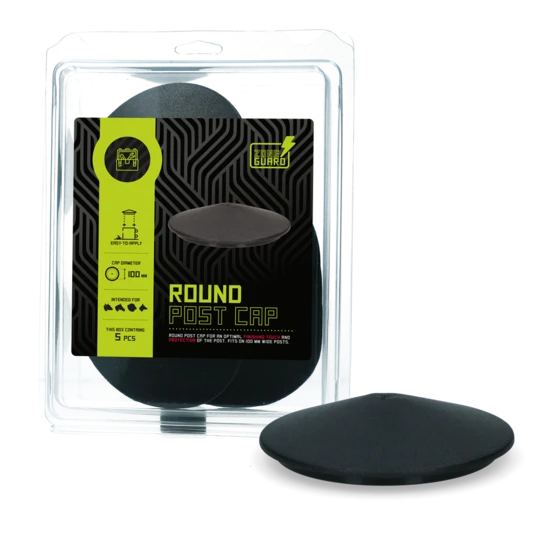 Round post cap 100 mm electric shepherd