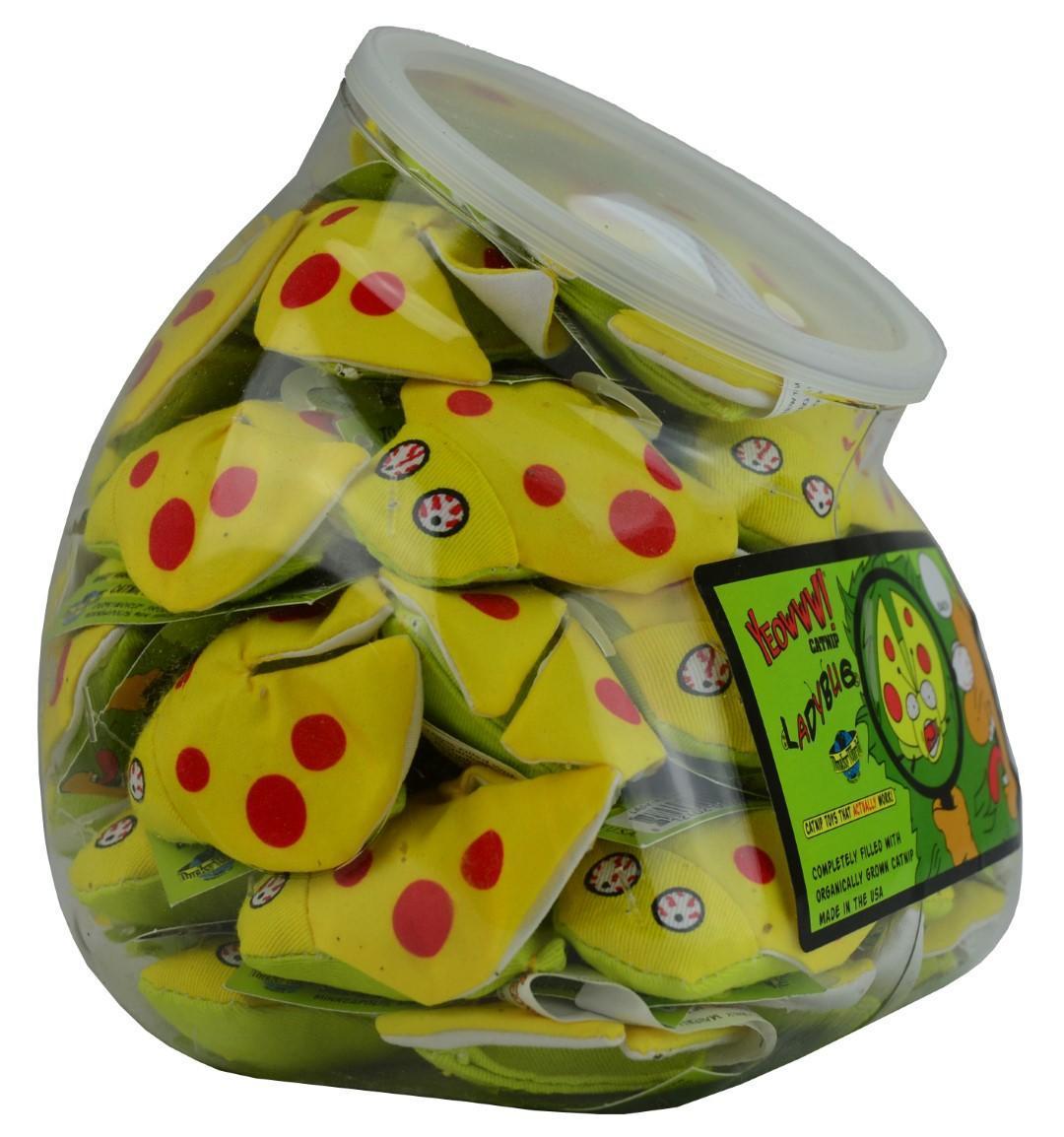 Lady Krinkle Bug (42 Ladybugs filled with catnip) cat toy