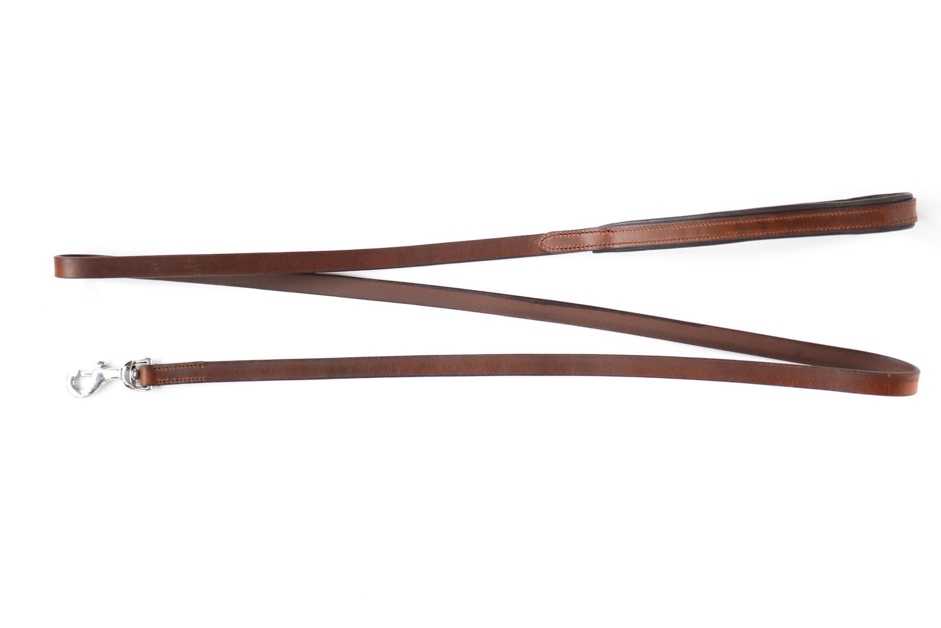 016 Leather dog leash brown 180cm leather special