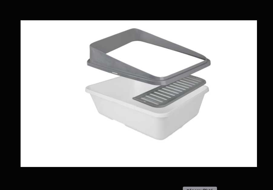 Cat litter box small sand colour