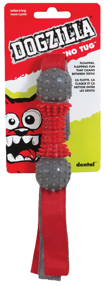 Dino Tug combined medium 13 cm dog toy