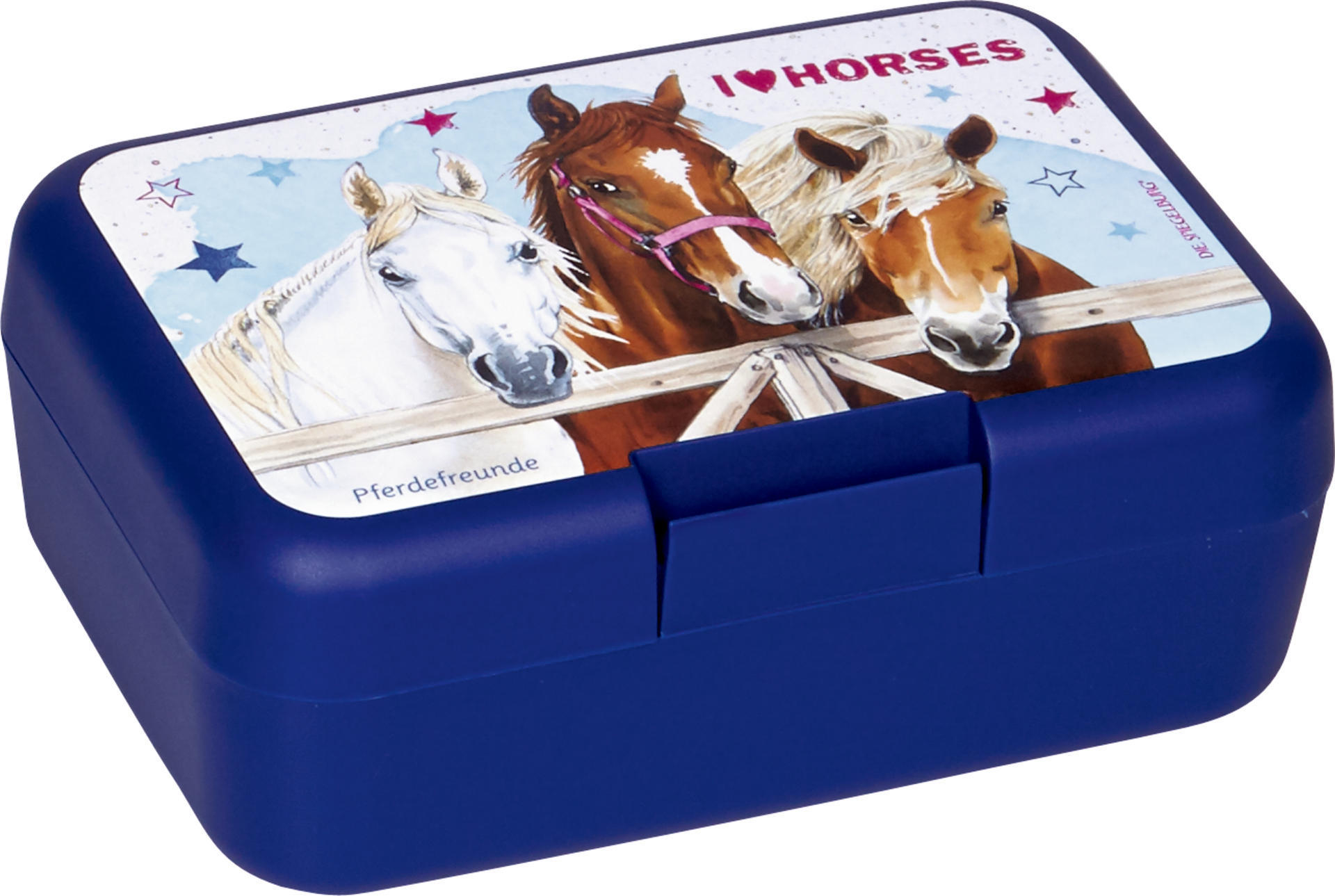 P-53 Lunch storage box Horse Friends horse gift