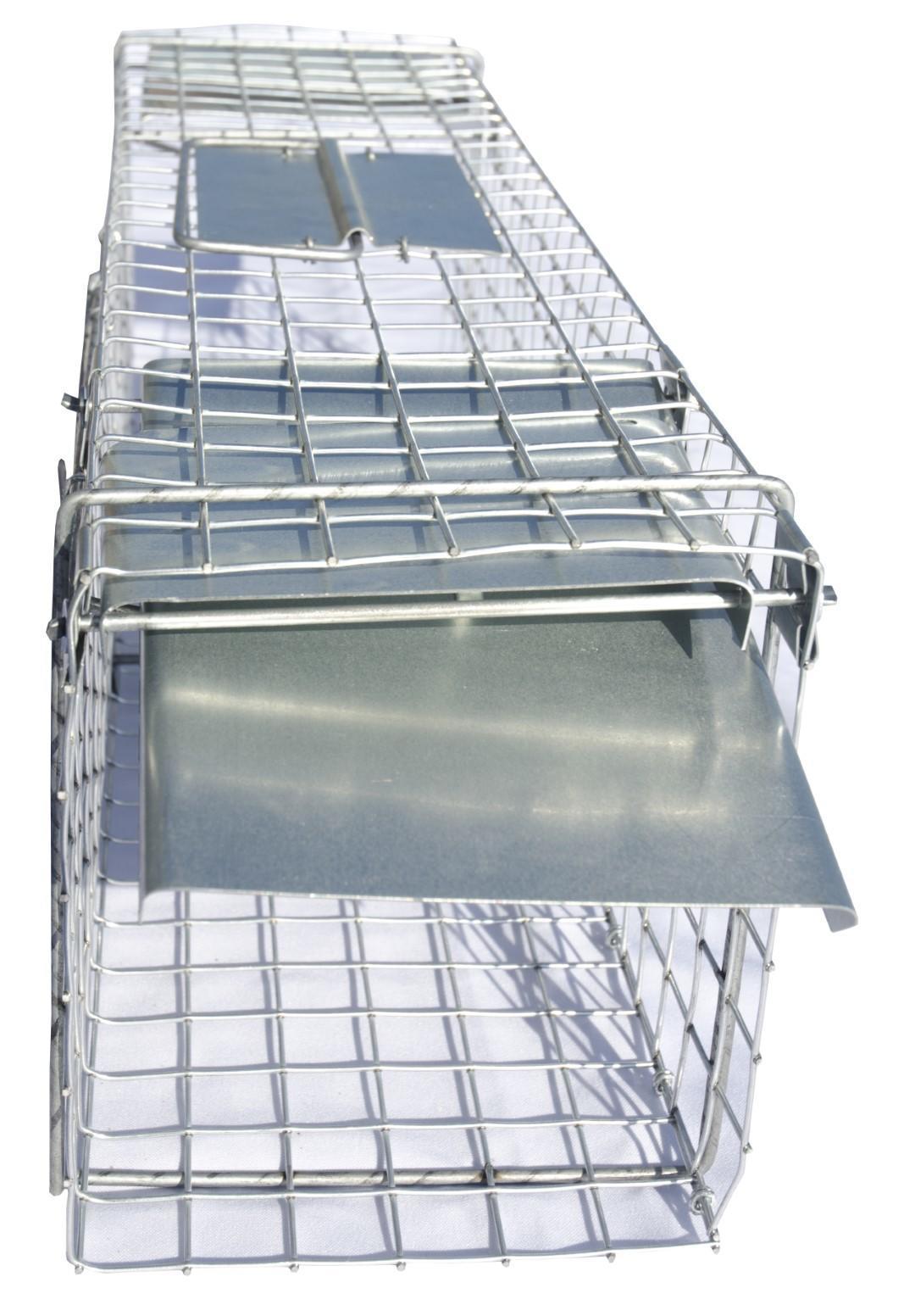 trap against rat 65x17x20cm grey barn pest control live catching traps