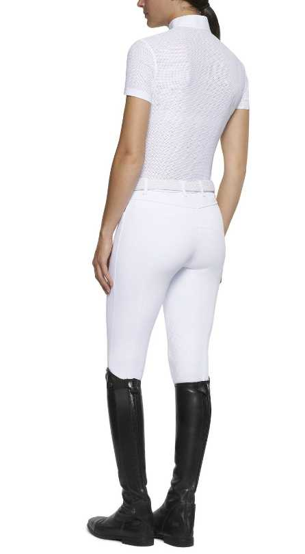 Fully perforated rider competition polo