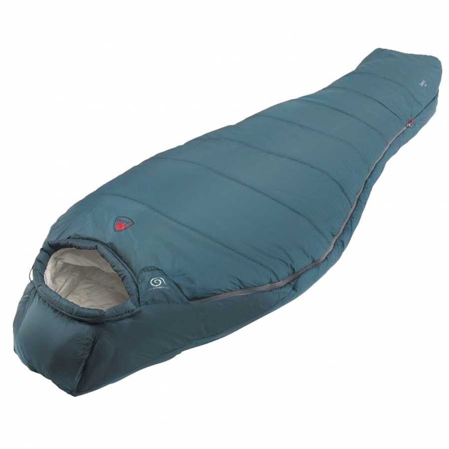 Spire II hiking sleeping bag for left-handers