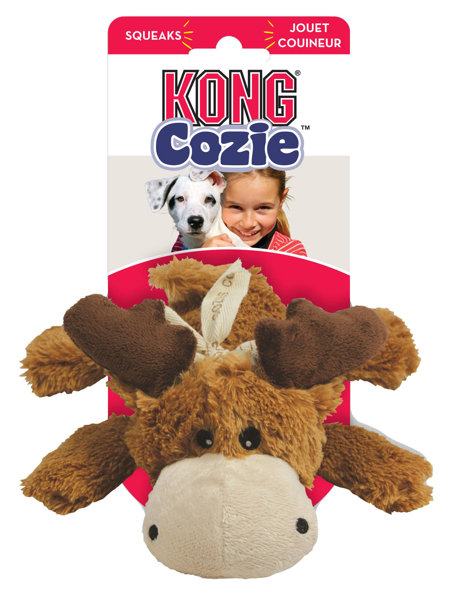 Cozies Marvin Moose plush dog toy