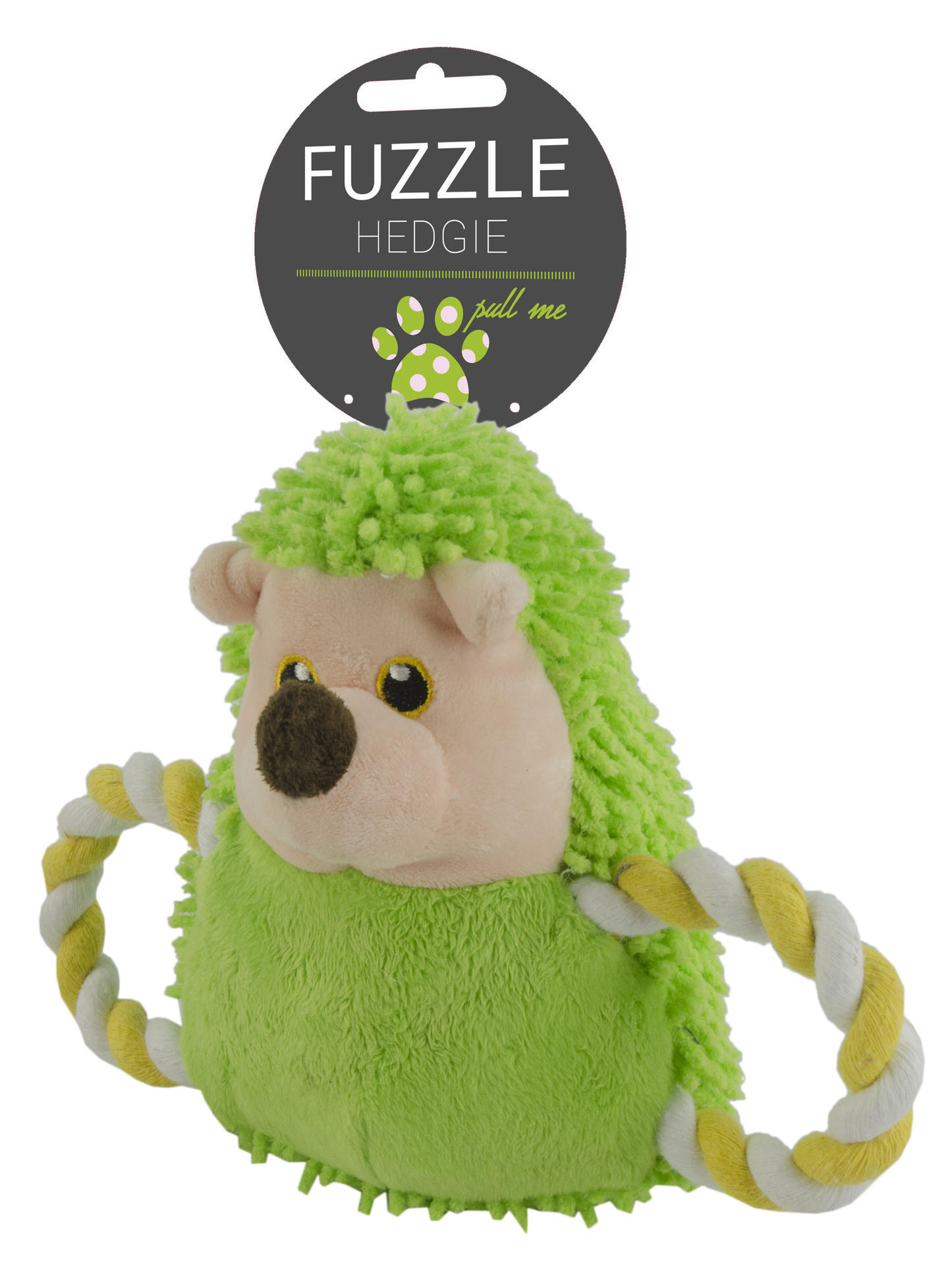 Piggy green dog toy plush