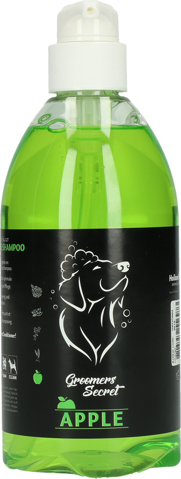 Apple scented shampoo with strong cleansing action, cat shampoo, grooming