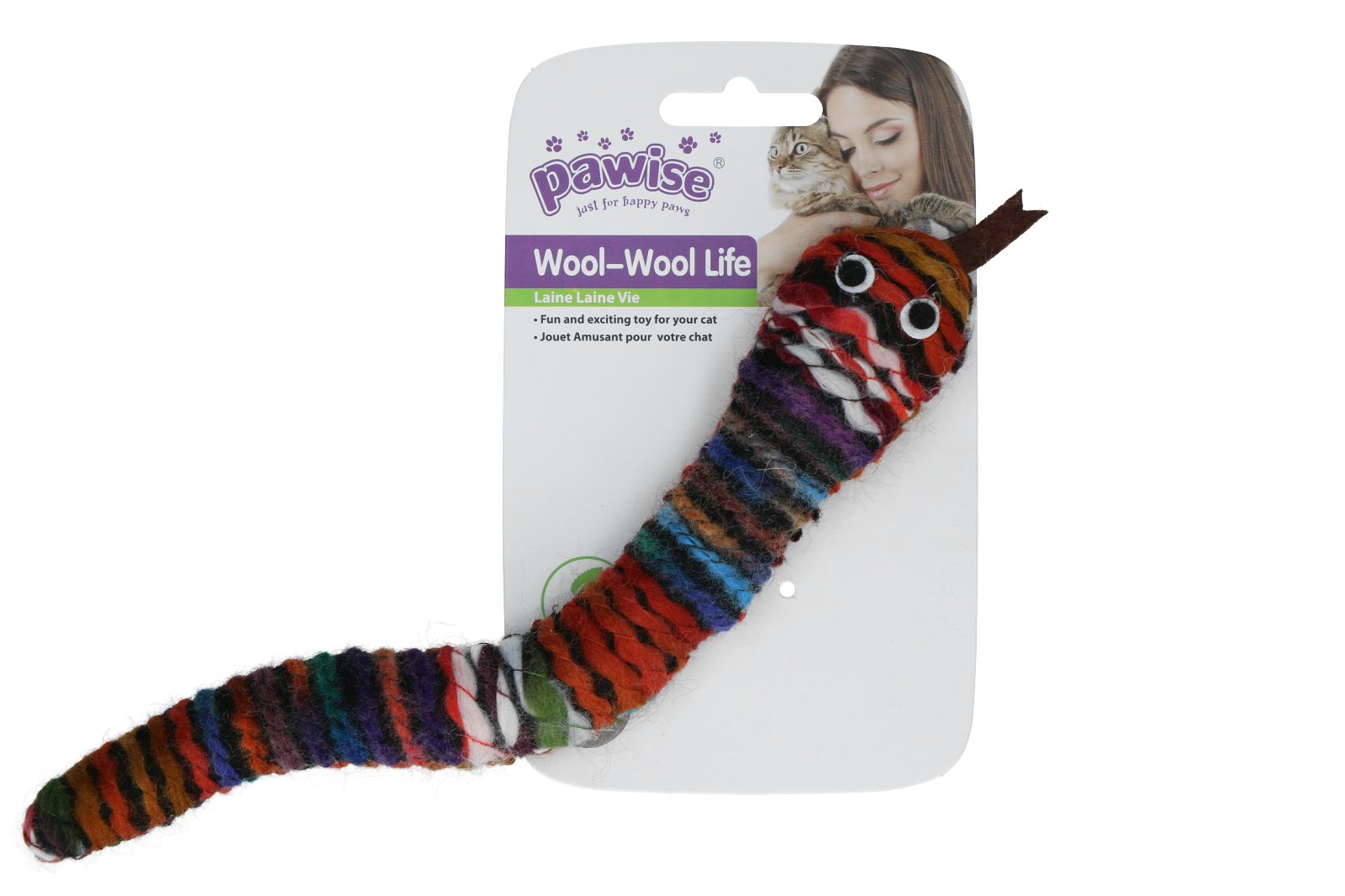 Meow-meow life cat toy filled with woolen cat toy