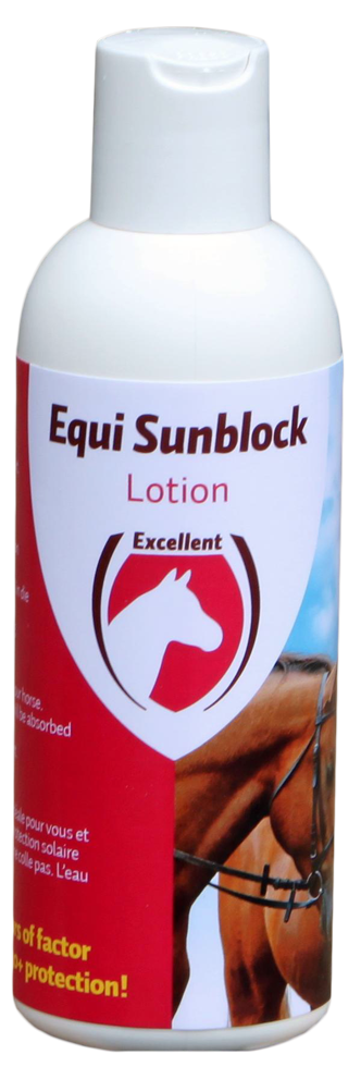 Horse cream for sunburn, horse care