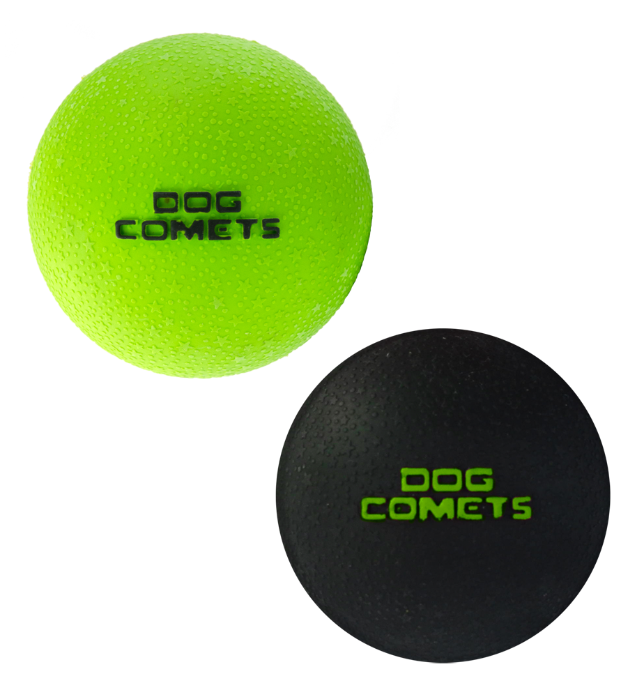 Stardust dog ball M neon green
