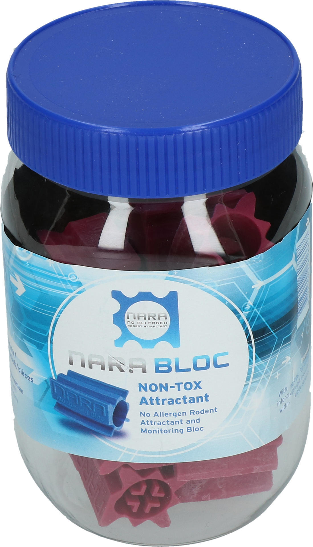 NARA Bloc meat flavor bait 20 pcs barn livestock pest control traps