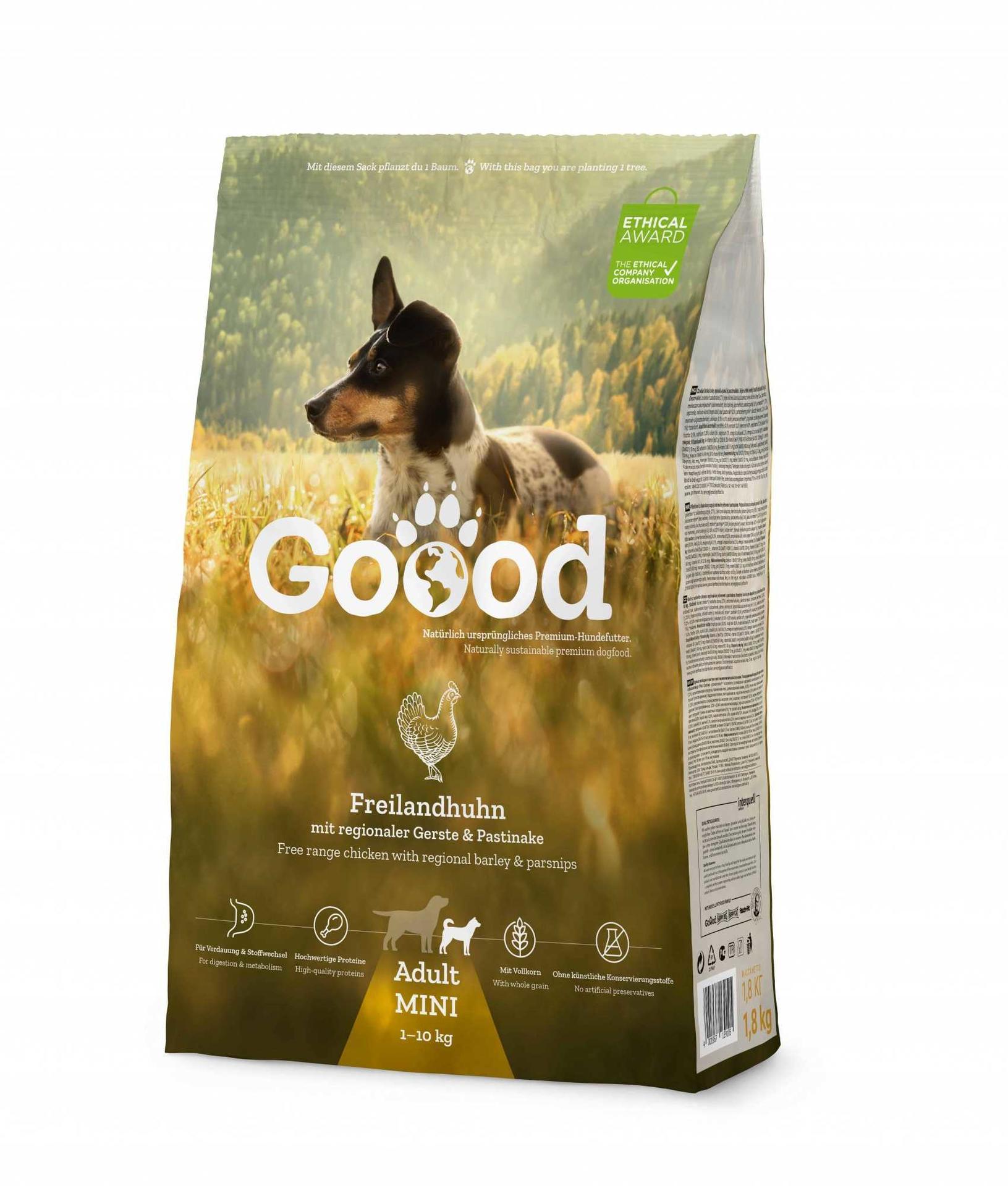 mini 1,8 kg dry dog food