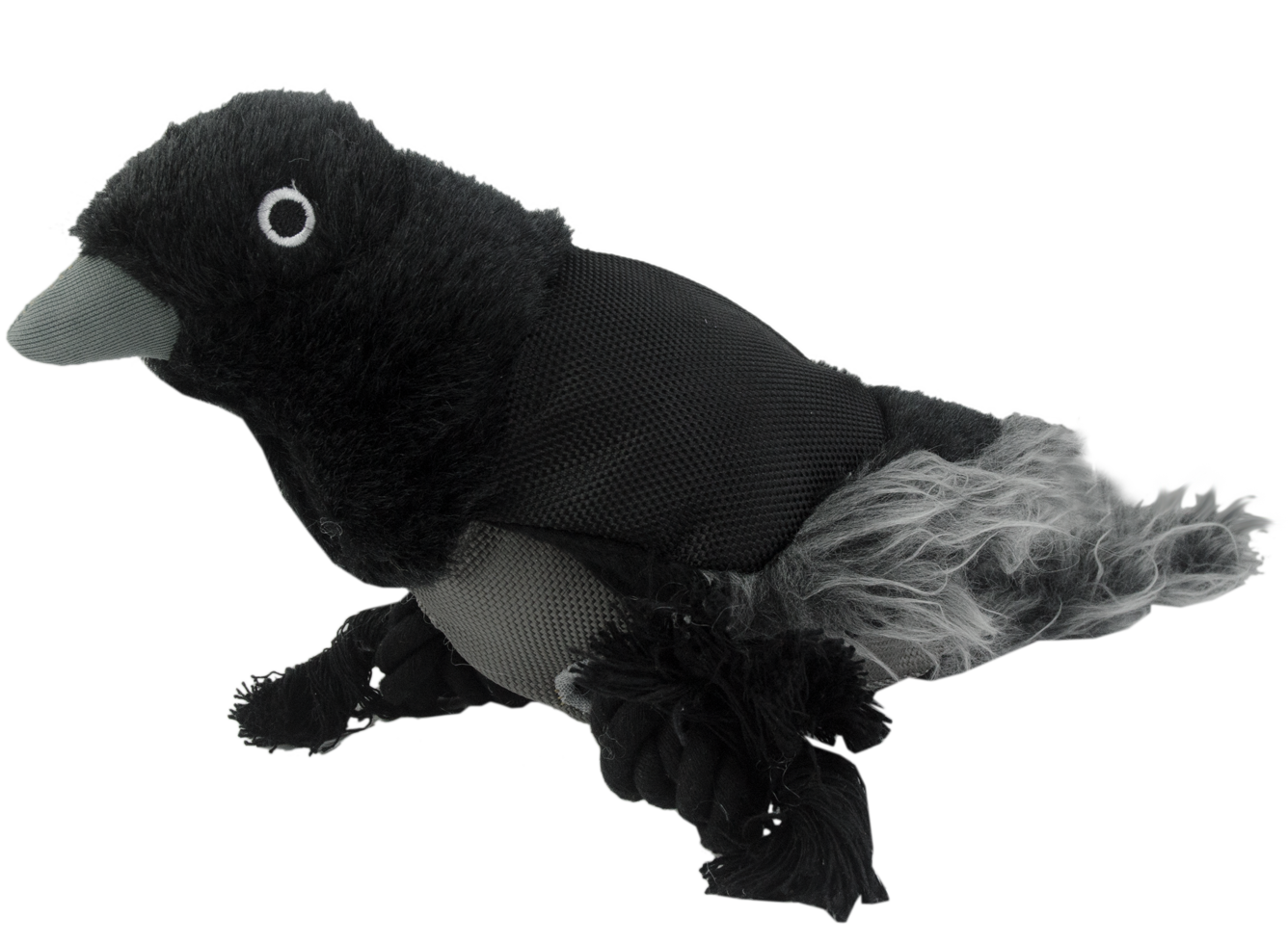 Raven dog toy plush