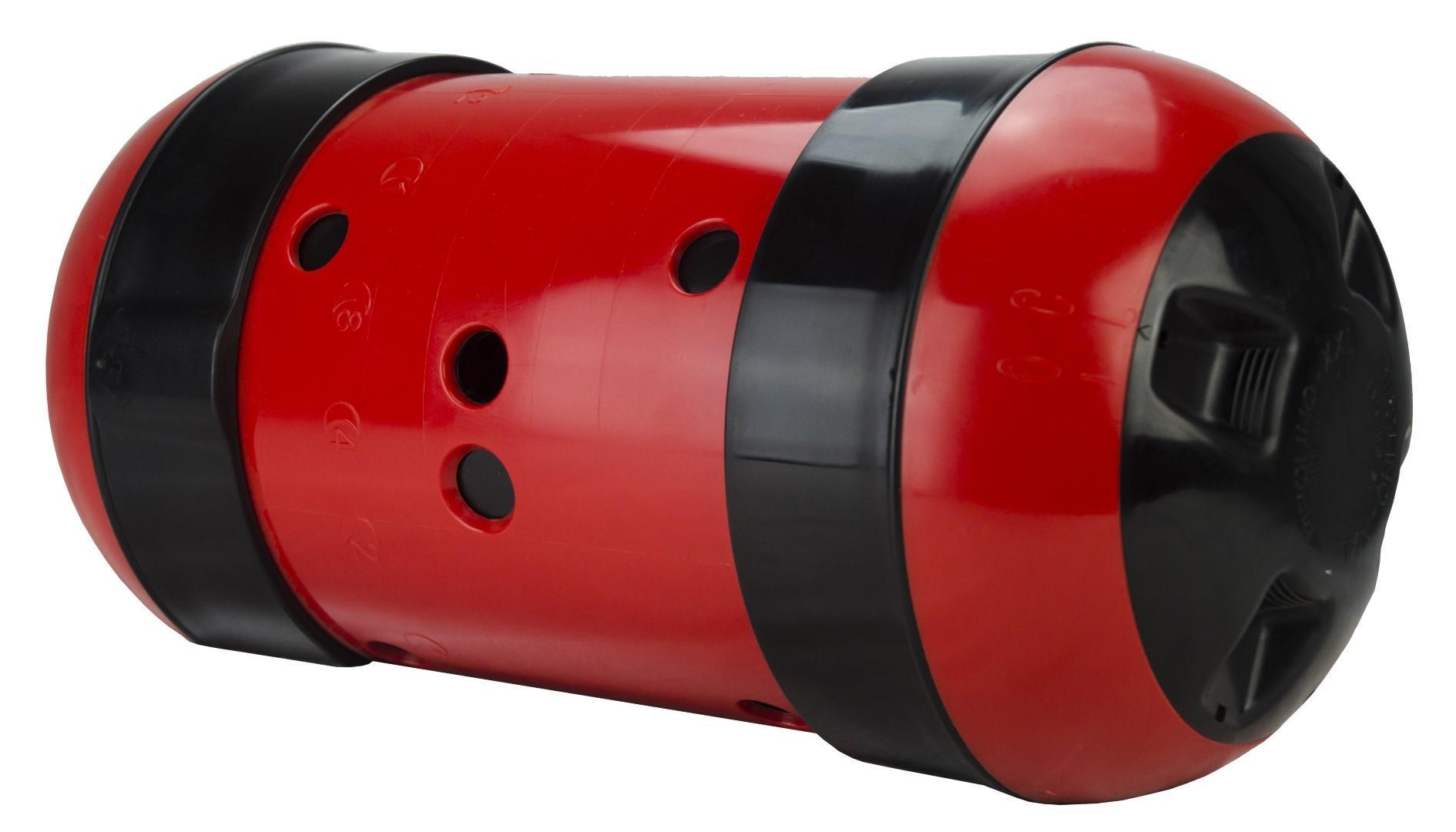 mobile food dispenser red black XXL 5400 ml dog toy