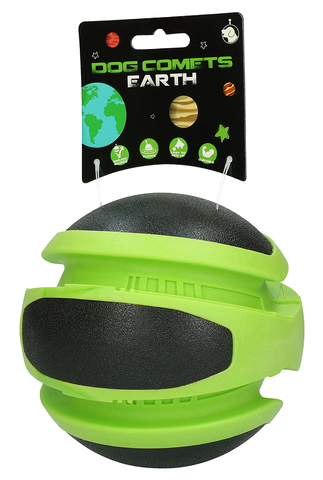 Dog Comets Earth Green