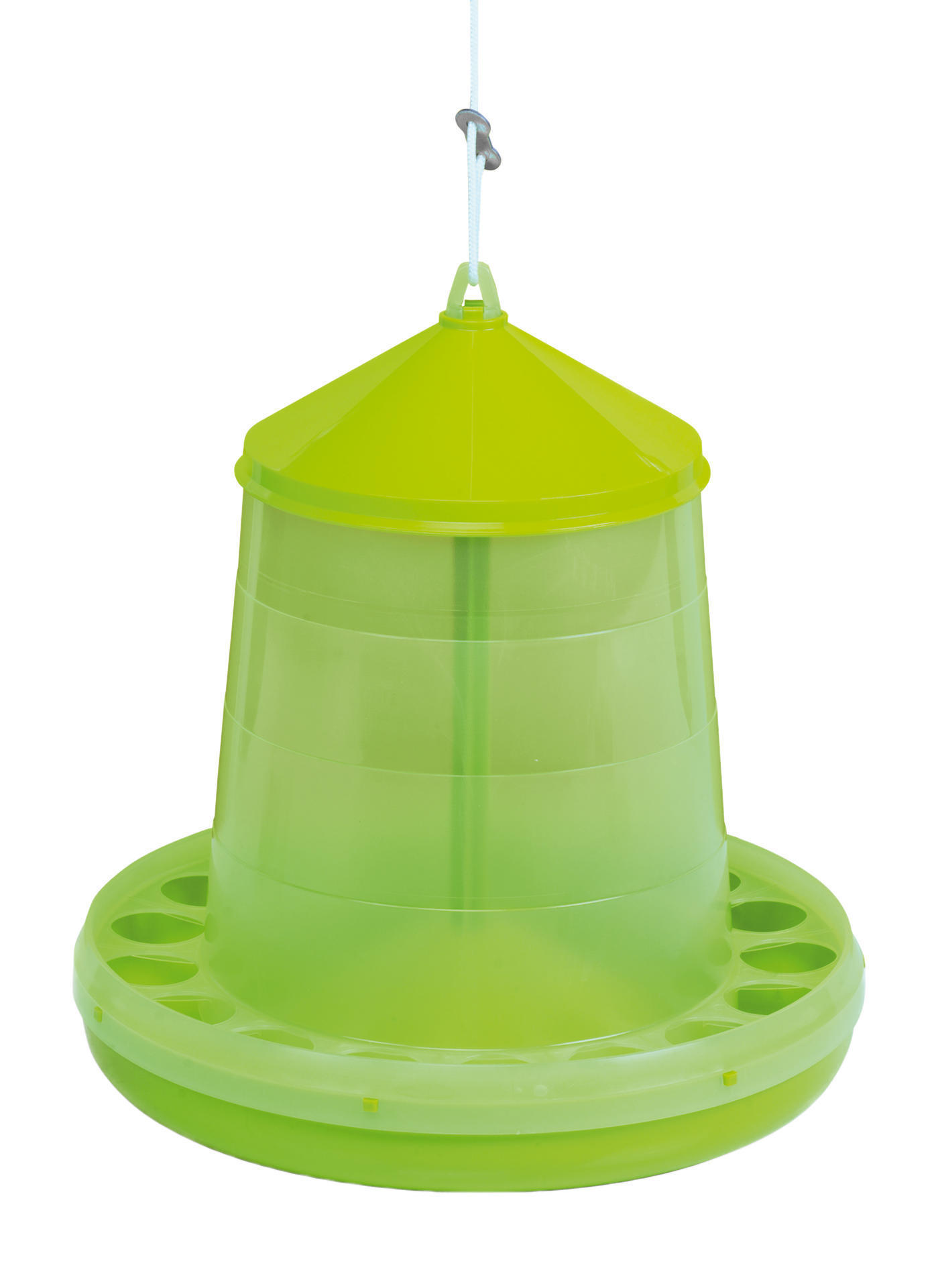 Poultry feeder 8 kg green lemon