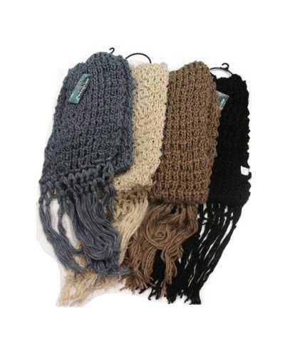 2108 Manouxx wool scarf Ecru horse gift