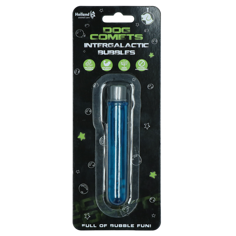 Bubble blowing dog toy