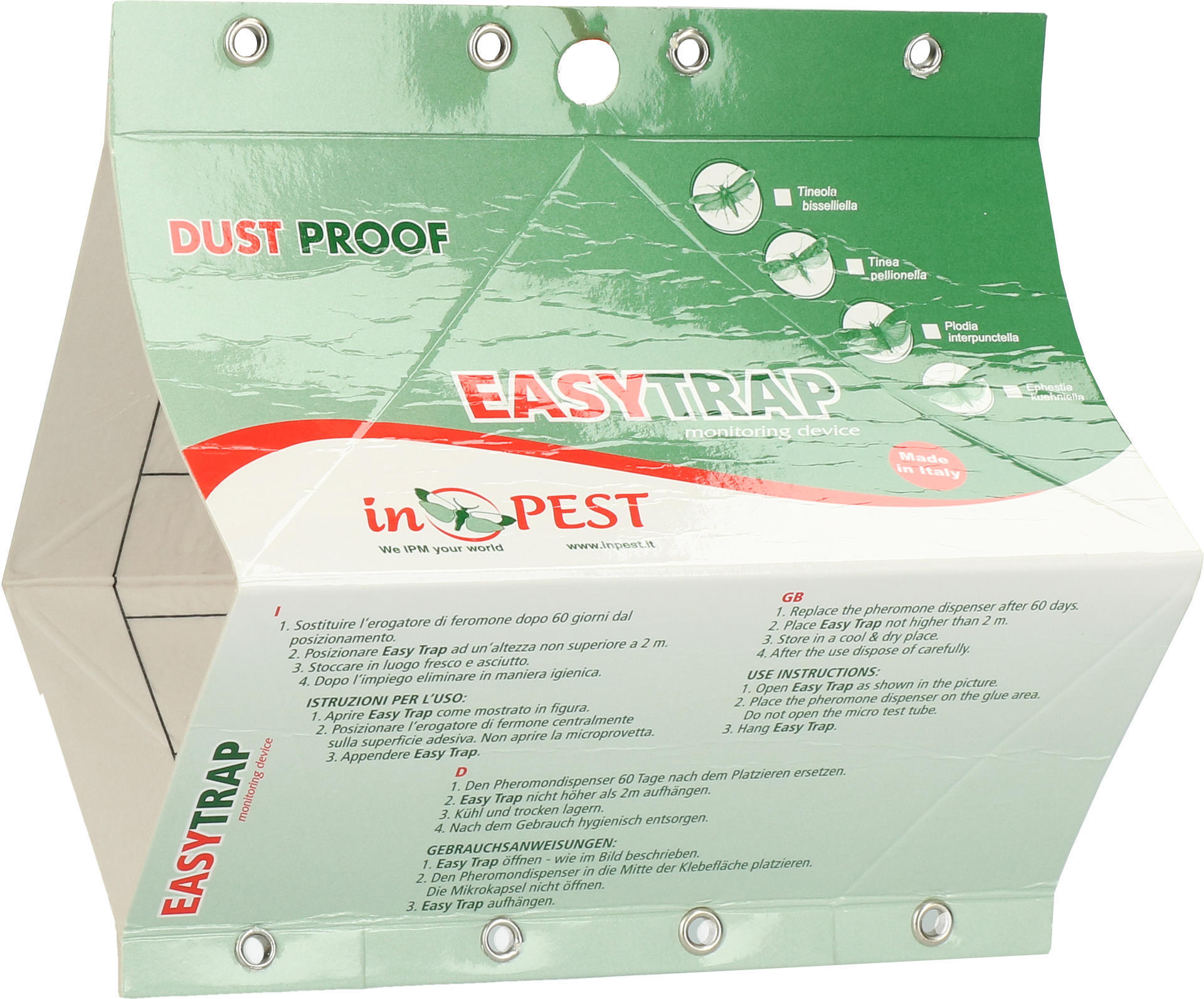 Delta moth and moth trap barn