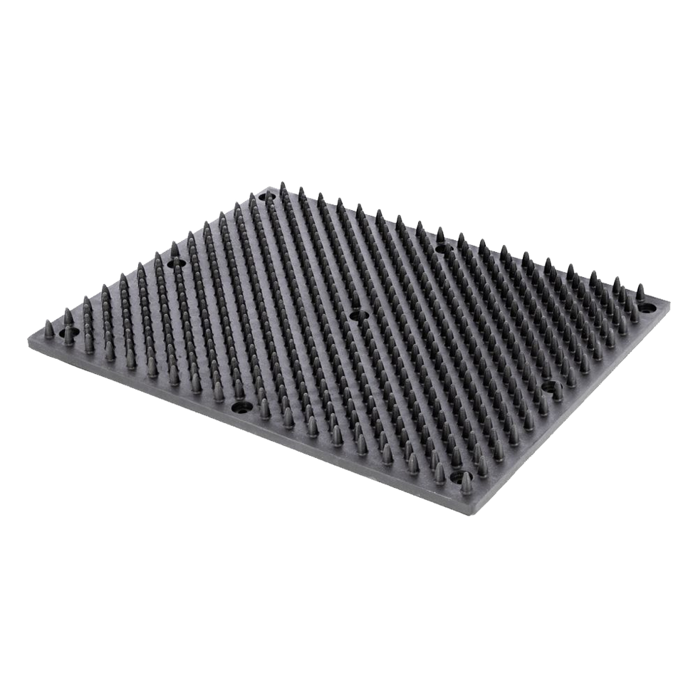 Scratch mat, scratching horse care black (L40xW30cm)
