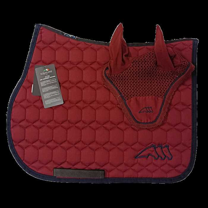 Asepid Jumping Saddle Pad + Fly Hood Set