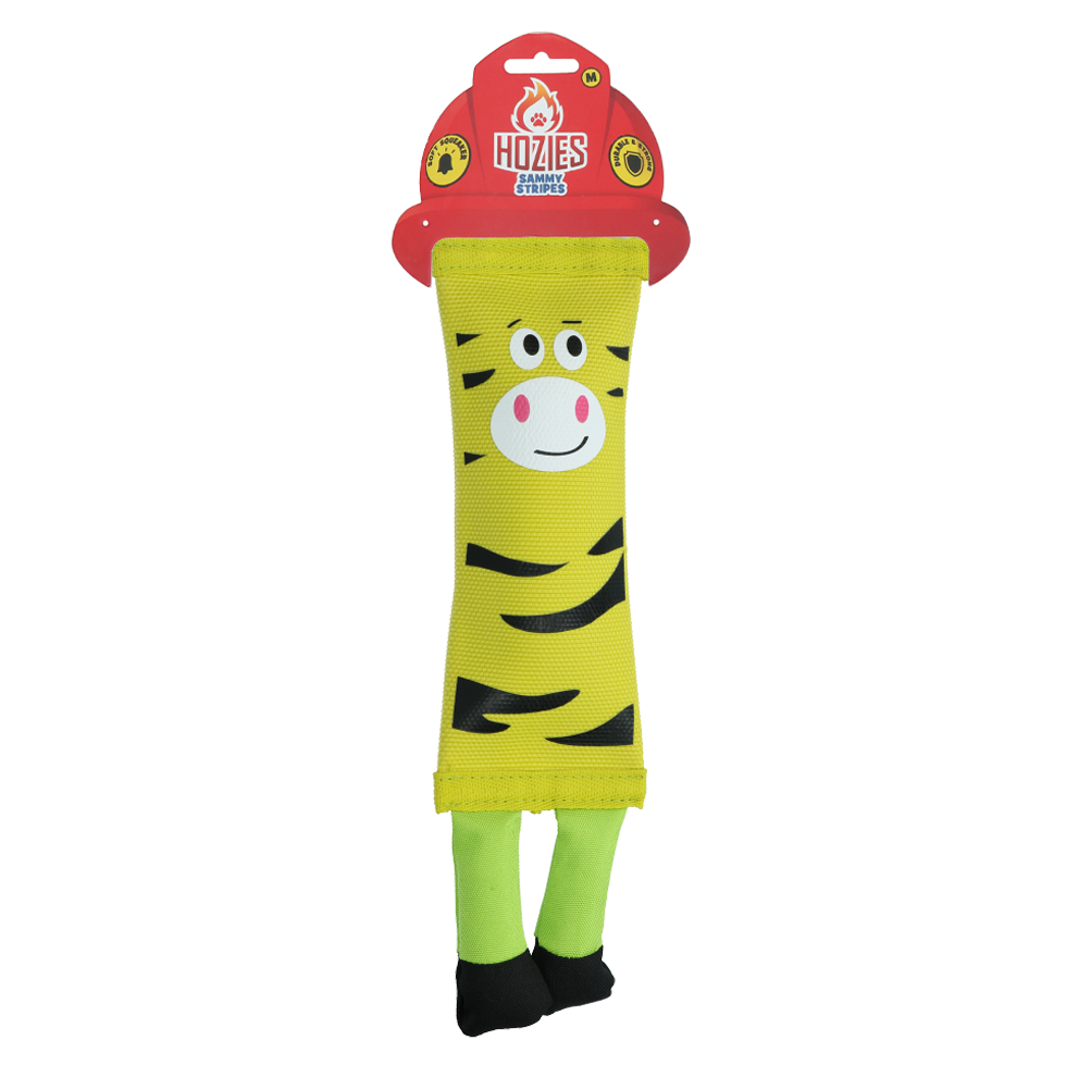 Strong dog toy made of fire hose medium