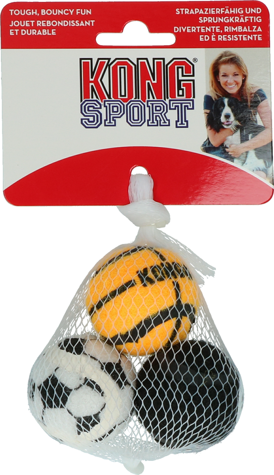 Sport rubber balls for dogs 3db
