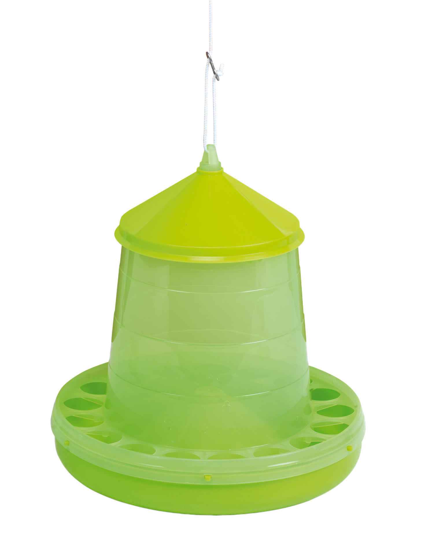 Poultry feeder, feeder 4 kg green lemon