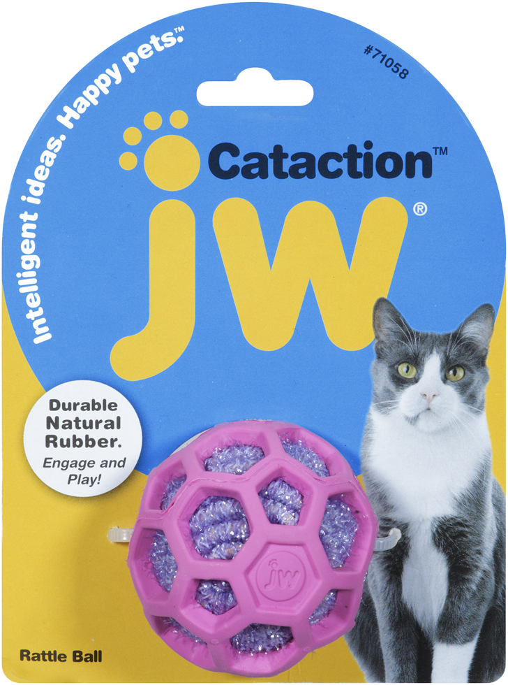 Cataction Rattle Ball, cat toy balls