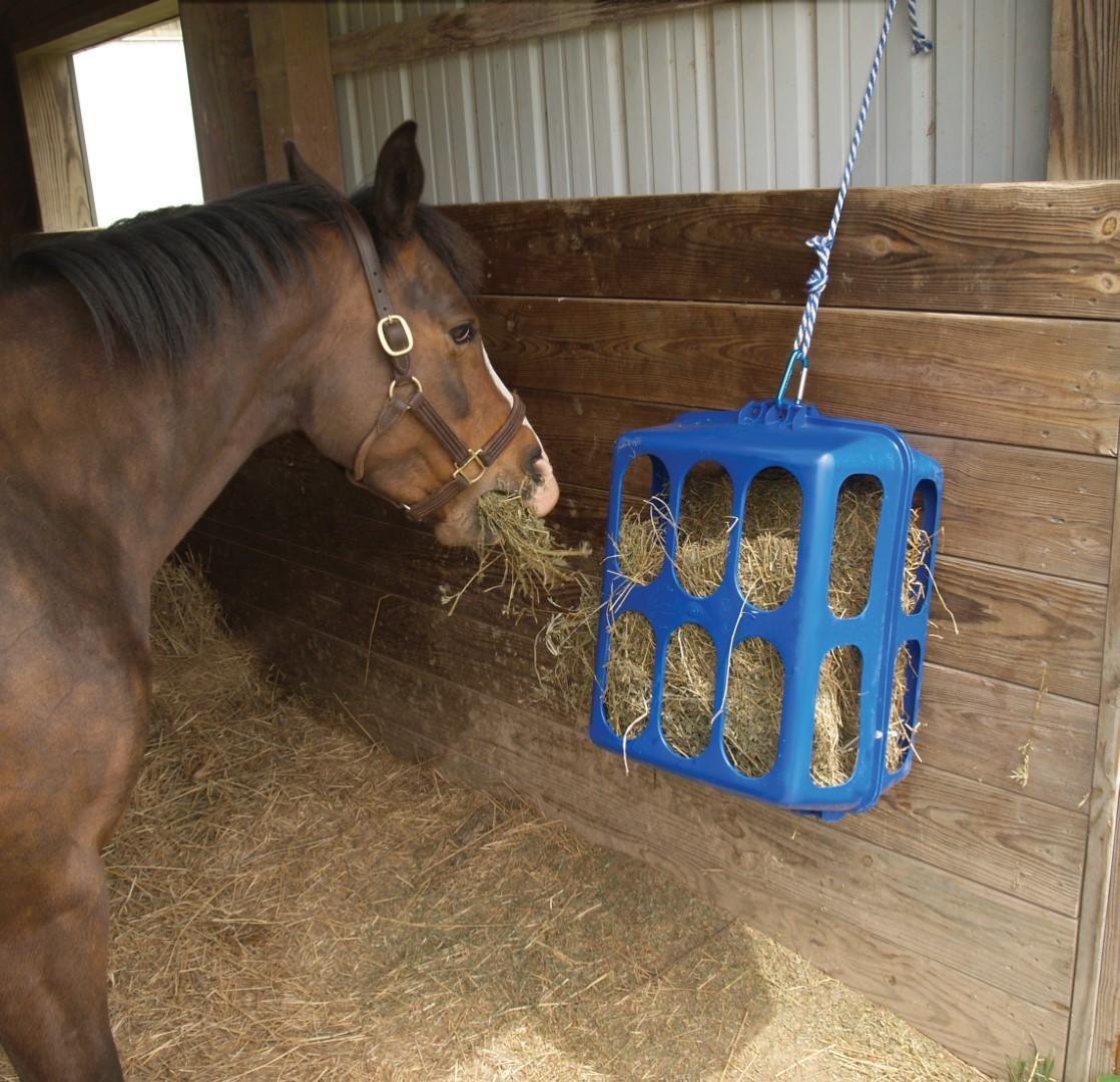 hay rack 80cmx50cm plastic stable animal housing feeding drink technology container