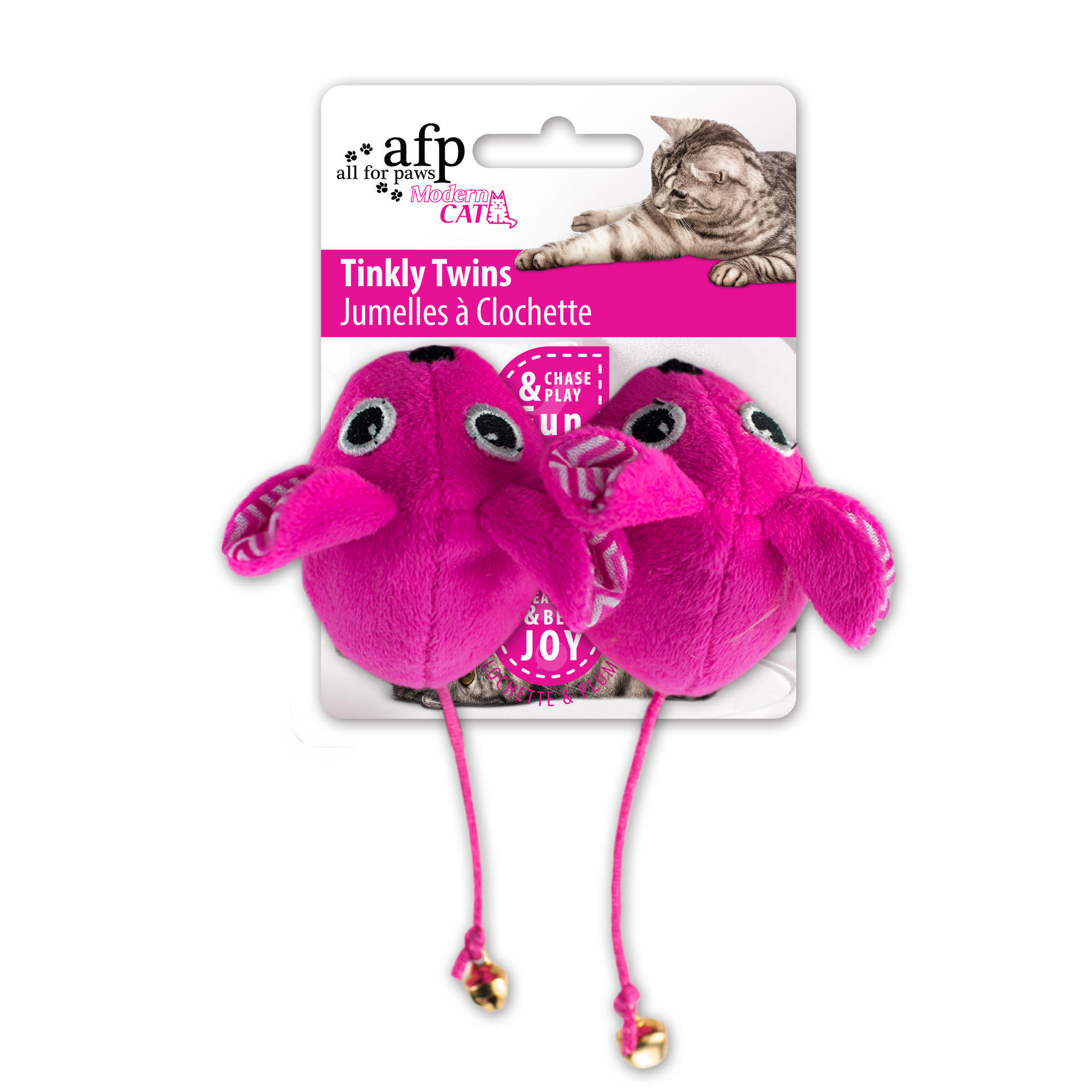 Modern Cat - Tinkly Mouse Twins cat toy