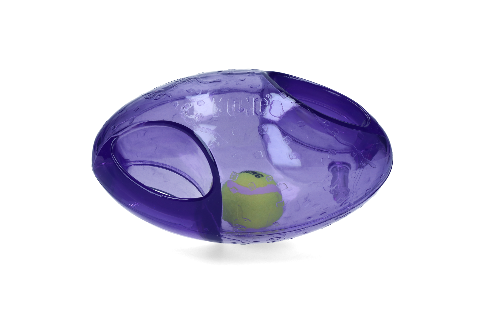 Jumbler ball toy with beeper inside big X assorted colours dog toy