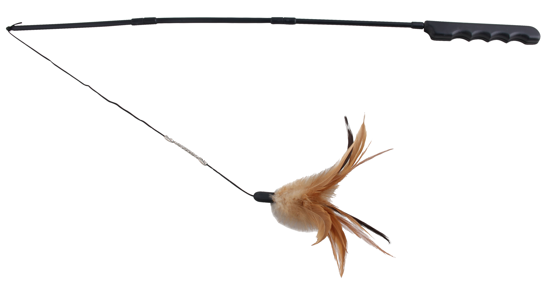 Connect-N-Tease feather wand cat toy
